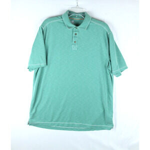 Nicoby Golf Polo Shirt Mens Size XL Green Modal Blend Short Sleeve